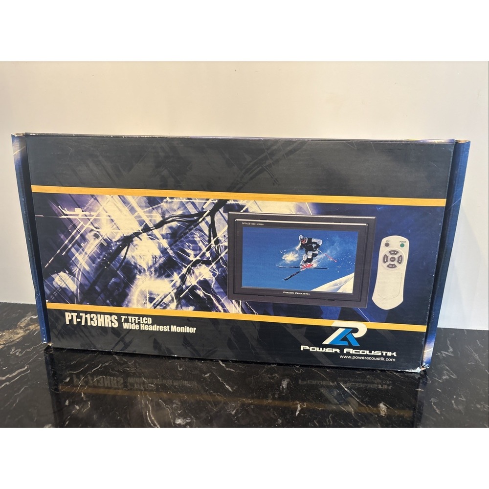 POWER ACOUSTIK - PT-713HRS 7"TGT-LCD Wide Headrest Monitor